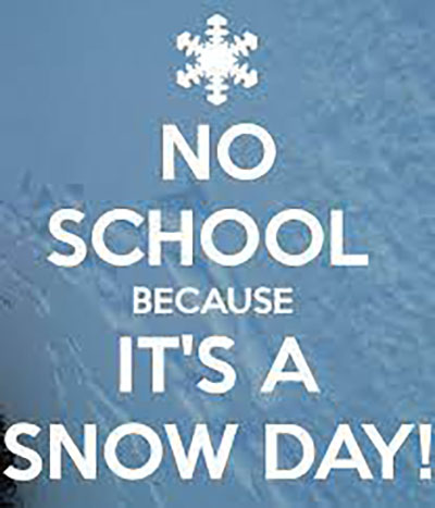 snow day no school