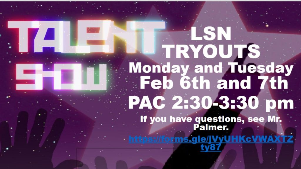 Talent Show Try Outs